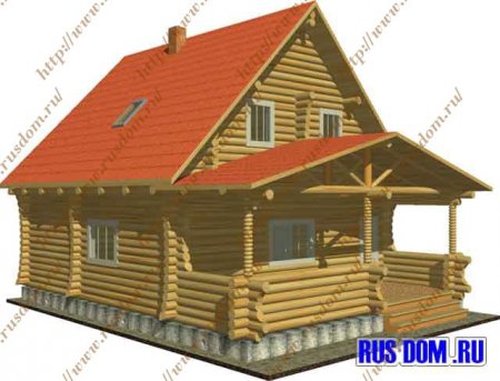 Хитовый проект деревянного дома "Дергаево"